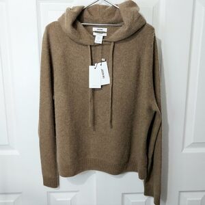 Jason Wu 100% Cashmere Hoodie Sweater,‎ NWT, Size L